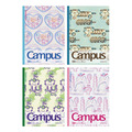 KOKUYO Campus 橫線8mm筆記本B5-毛絨絨的幻想 4入