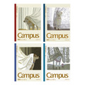 KOKUYO Campus 橫線8mm筆記本A5-窗簾與小狗 4入