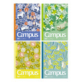 KOKUYO Campus 橫線8mm筆記本A5-和動物們散步 4入