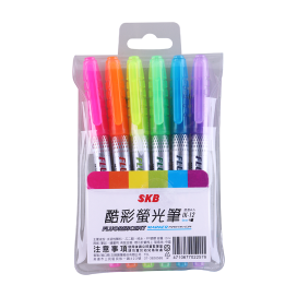 IK-12#6c 酷彩螢光筆 【4mm / 斜頭】