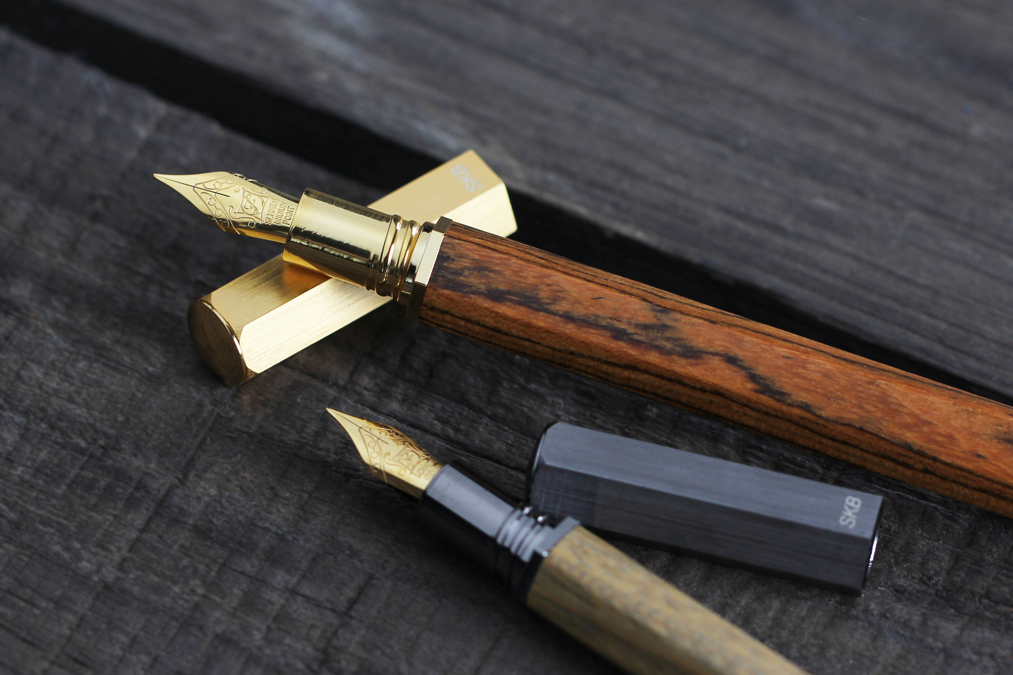 TM-706N 六角檀木系列鋼筆(黃檀、綠檀) | SKB文明鋼筆