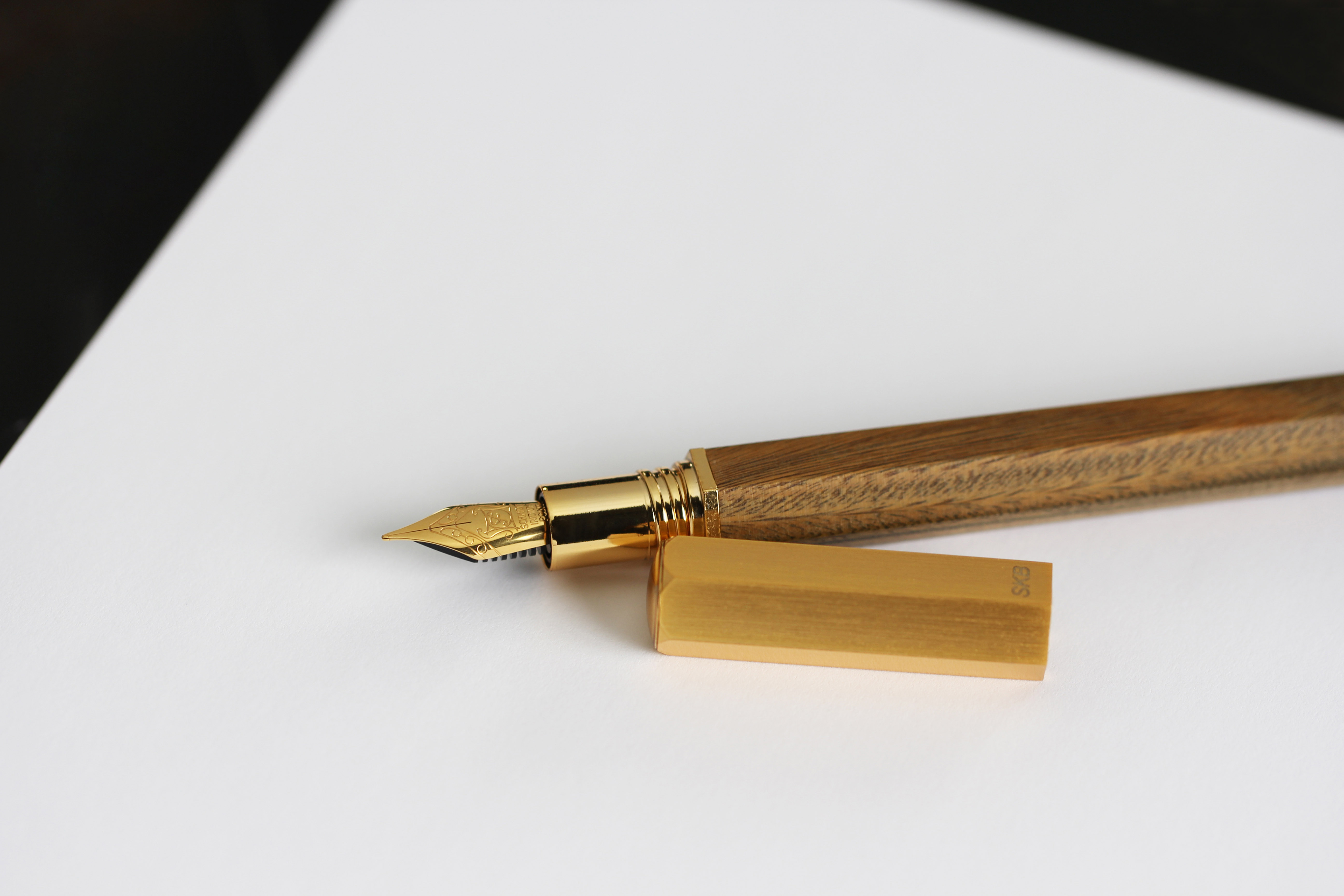 TM-706N 六角檀木系列鋼筆(黃檀、綠檀) | SKB文明鋼筆