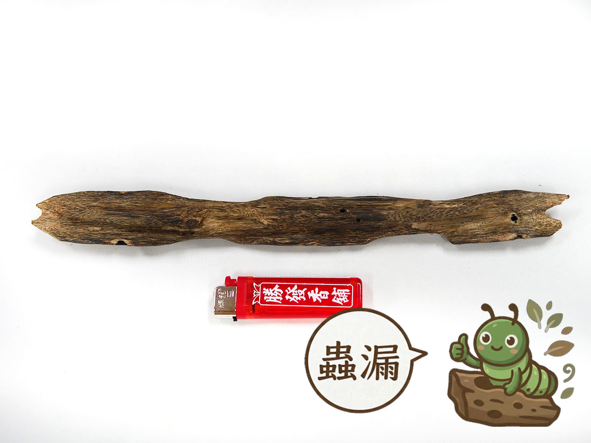 蟲漏糖結綠棋楠沉香，編號BC02