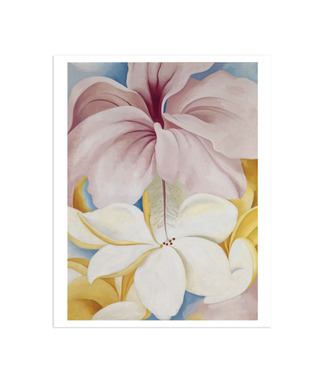 歐姬芙 Georgia O'Keeffe｜芙蓉雞蛋花 Hibiscus with Plumeria