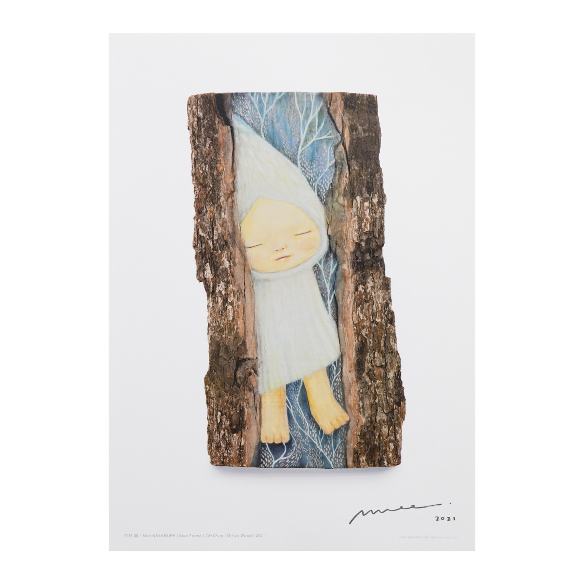 海報｜中村萌Moe NAKAMURA： Blue Forest | LIGHTO / Online Art Gift 