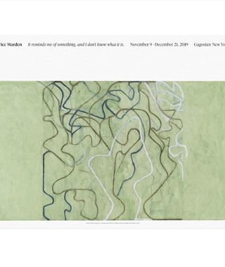 Brice Marden｜Elevation
