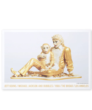 JEFF KOONS｜麥可傑克森與泡泡 Michael Jackson and Bubbles