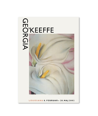 歐姬芙 Georgia O'Keeffe｜粉紅色的兩朵馬蹄蓮