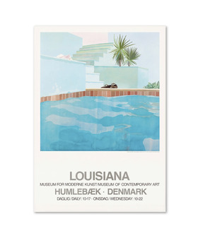 David Hockney｜POOL AND STEPS (1971)