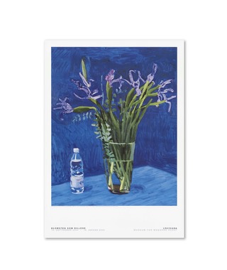 David Hockney｜Iris with Evian Bottle