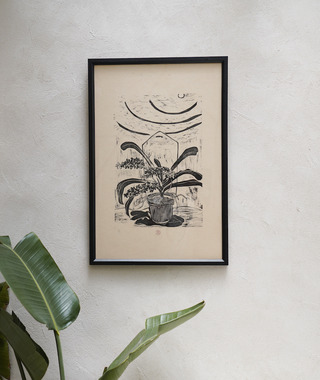 限量版畫｜沐冉Muran｜狐尾夢夜