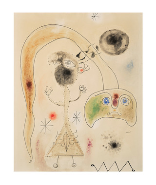Joan Miro 胡安·米羅｜女人,蛇,星星