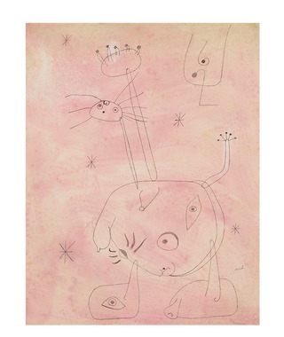Joan Miro 胡安·米羅｜女人,鳥,星星