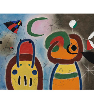 Joan Miro 胡安·米羅｜展翅飛翔的鳥飛向銀樹