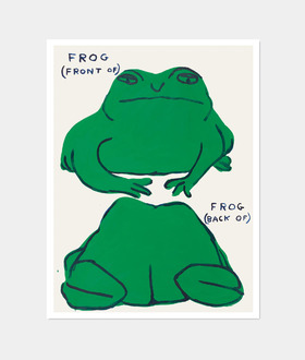 David Shrigley｜Frog (Front Of), Frog (Back Of) (青蛙(正面),青蛙(背面))