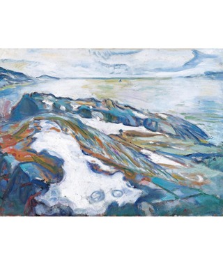 Edvard Munch｜Winter landschaft (冬季風景)