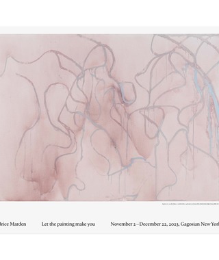 Brice Marden | Let the painting make you