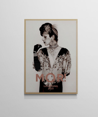 Peter Hujar｜Cockette John Rothermell in fashion pose (1971)