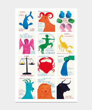 David Shrigley｜signs of the zodiac (十二星座)