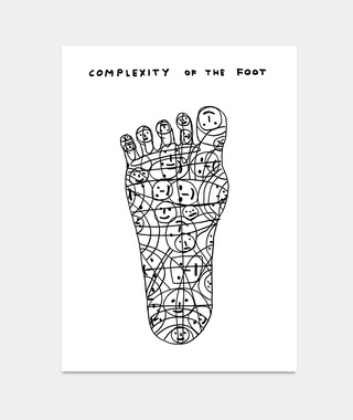 限量｜David Shrigley｜complexity of the foot (複雜的腳)