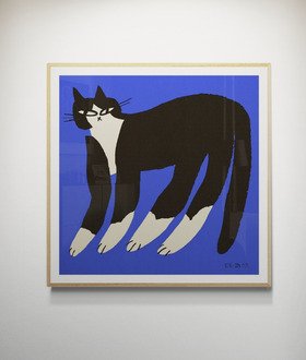 Enikő Katalin Eged｜Cat in Blue
