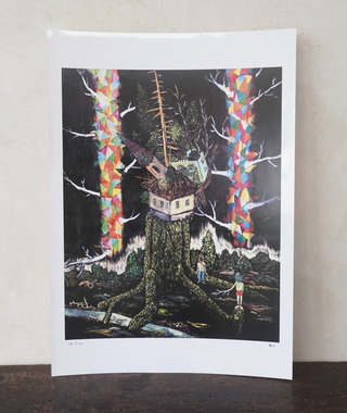 限量版畫｜ 平子雄一  Yuichi Hirako 《我記憶中的花園－樹屋之一》