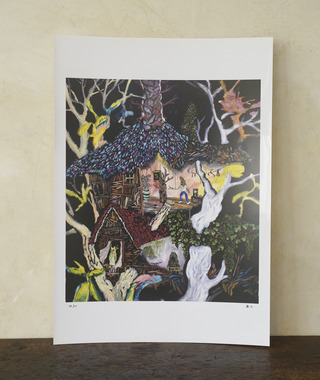 限量版畫｜ 平子雄一  Yuichi Hirako《我記憶中的花園－樹屋之二》