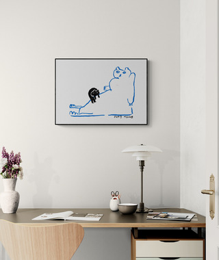 徐鵬雄｜喜歡肚子的貓 Belly-Loving Cat