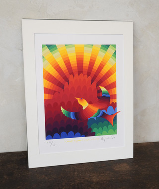 限量版畫｜Ay-O | 彩虹鳥