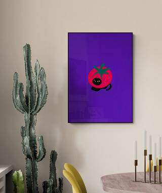 Erdy | 番茄裡的黑貓