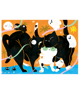 幽默之星｜貓咪們的萬聖節