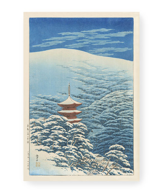 伊藤孝之 Itō Takashi｜降雪後的八坂神社