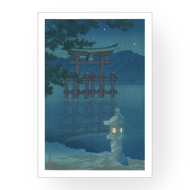 【真作】伊藤晃珠/奈良五重塔風景図/山水図/塔山水図/掛軸☆宝船☆AB-536 自然風景| LIGHTO / Online Art Shops
