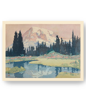 吉田博 Hiroshi Yoshida ｜ 美国 雷尼尔峰