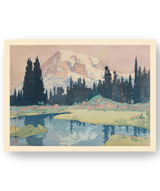 吉田博 Hiroshi Yoshida ｜ 美国 雷尼尔峰