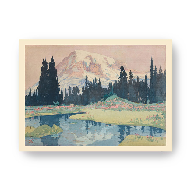 吉田博 Hiroshi Yoshida ｜ 美国 雷尼尔峰