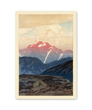 吉田博 Hiroshi Yoshida｜日本阿爾卑斯十二題 劍山之朝