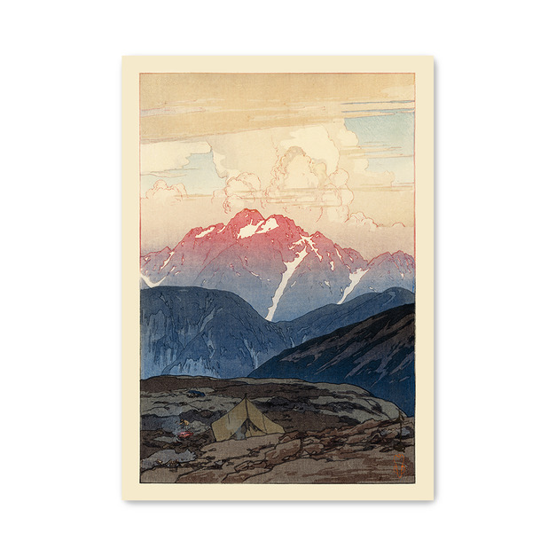 吉田博 Hiroshi Yoshida｜日本阿爾卑斯十二題 劍山之朝