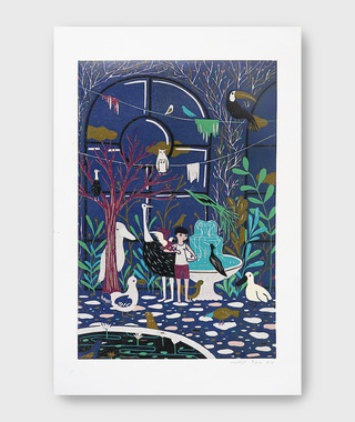 原作版畫｜蔡詠欣 XINs | 鳥園 Bird Park