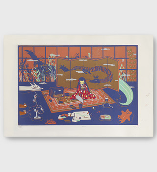 原作版畫｜蔡詠欣 XINs | 房間 Room