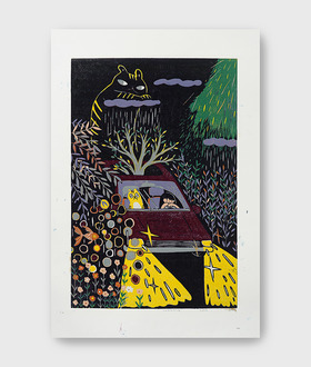 原作版畫｜蔡詠欣 XINs | 虎 Tiger