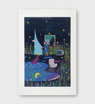 原作版畫｜蔡詠欣 XINs | 夢的通道 Dream Channel