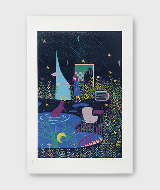 原作版畫｜蔡詠欣 XINs | 夢的通道 Dream Channel