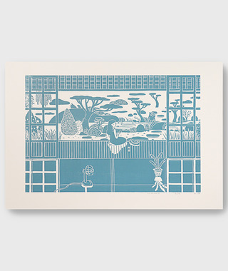 原作版畫｜蔡詠欣 XINs | 夏日庭園 Summer Yard