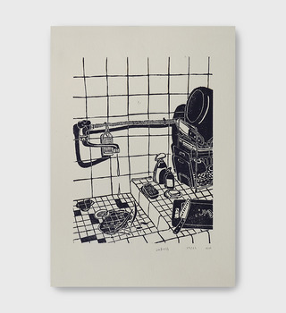 原作版畫｜蔡詠欣 XINs | 廚房 Kitchen