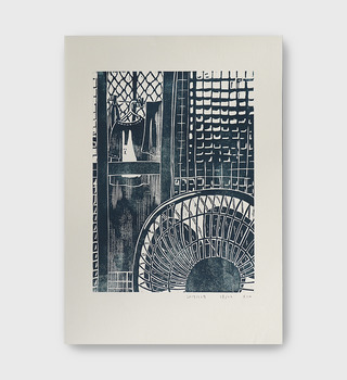 原作版畫｜蔡詠欣 XINs | 電扇 Fan