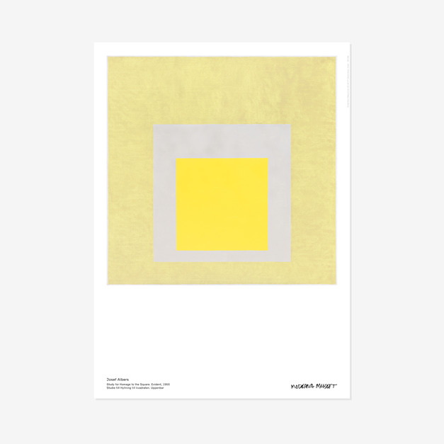 Josef Albers ｜ Study for Homage to the Square. Evident, 1960