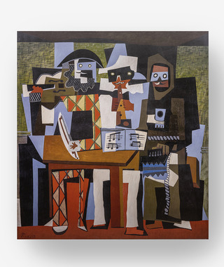 畢卡索 Picasso｜Fontainebleau(三位音樂家)