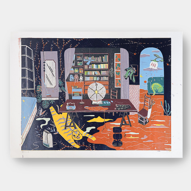 原作版畫｜蔡詠欣 XINs | 魔法之家