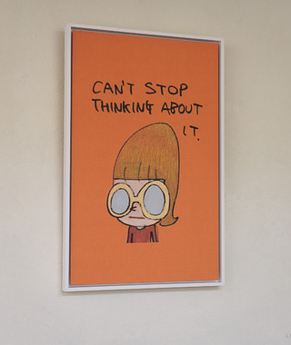 茶巾相框｜奈良美智 Yoshitomo Nara｜Can't Stop Thinking about it  